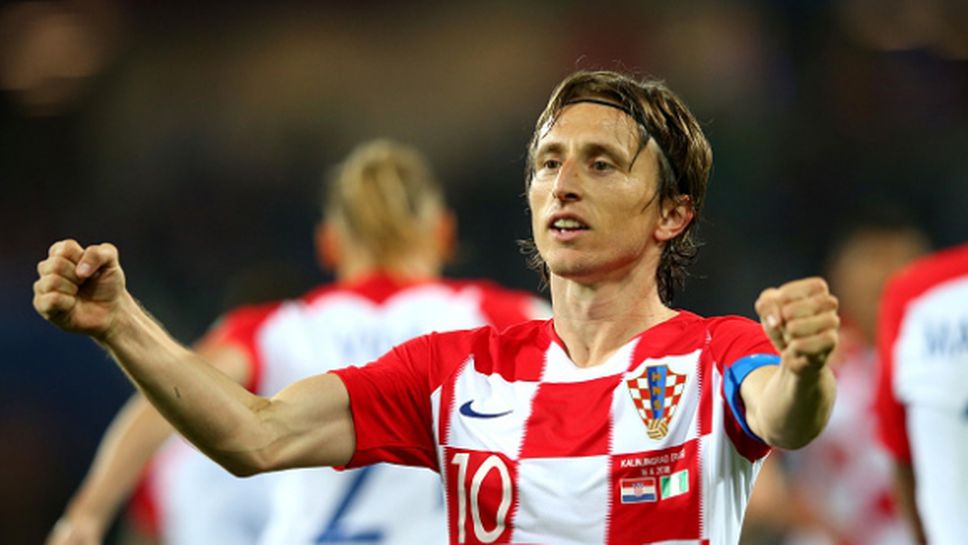 Модрич бе избран за играч на мача Хърватия - Нигерия