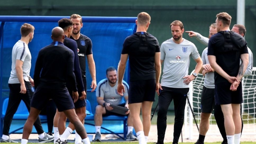 Англия се отказа от официалната тренировка преди мача с Тунис