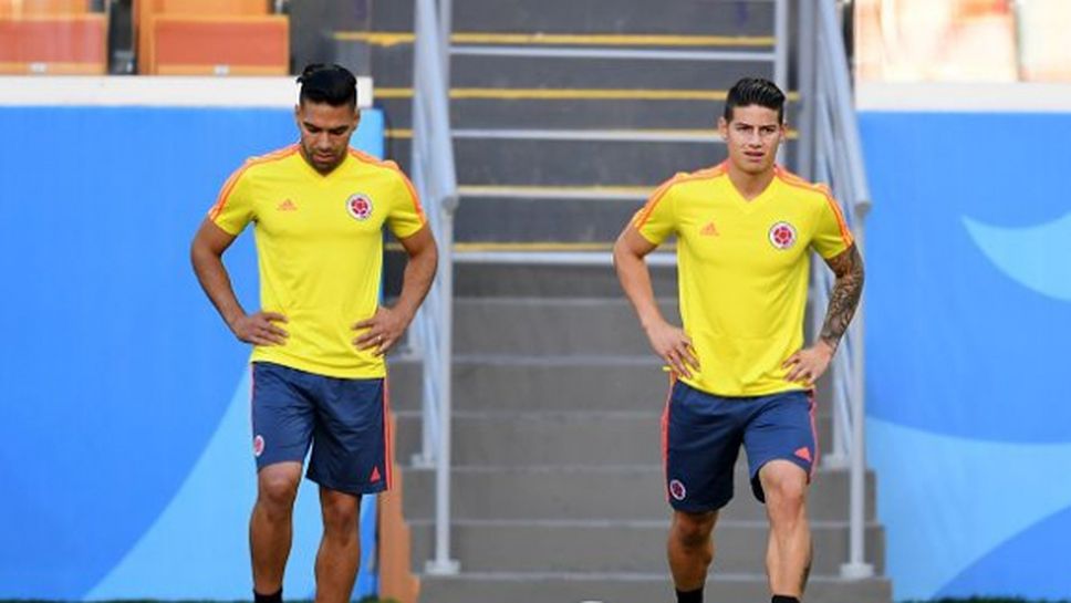 Фалкао и Хамес Родригес повеждат Колумбия срещу Япония