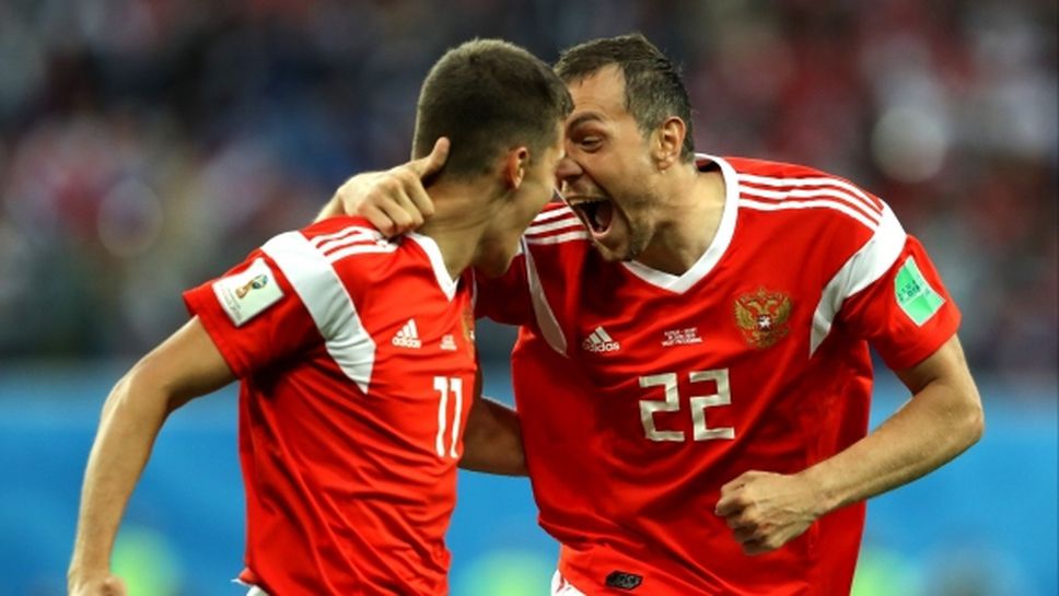 Русия удари Египет и си осигури участие в 1/8-финалите (видео + галерия)