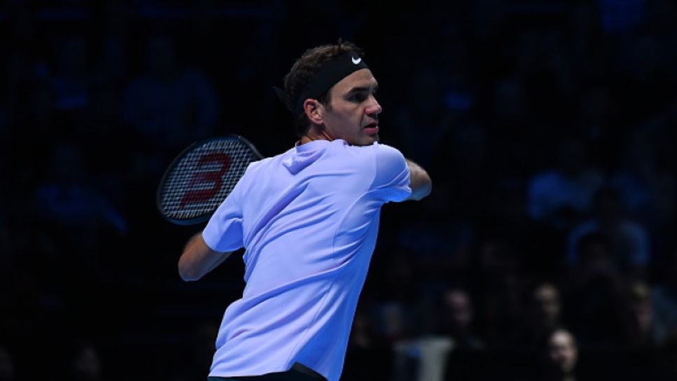 Федерер победи Джак Сок в първия мач на Финалите на ATP