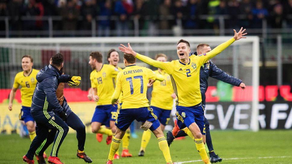 Италия - Швеция 0:0