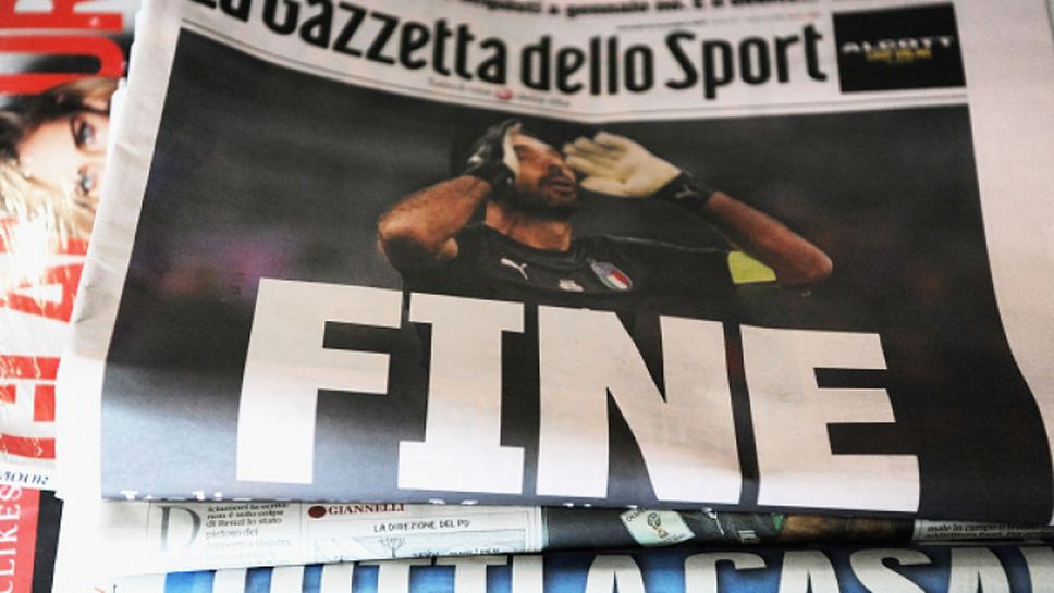 Италианската преса смаза "Скуадра адзура"