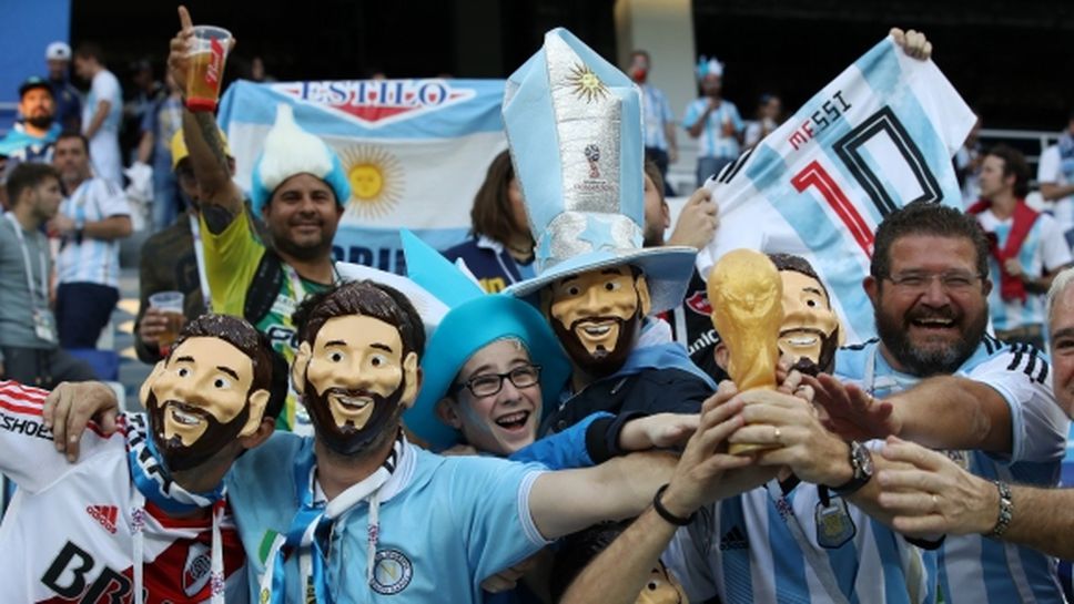 Още грозни сцени: Фенка на Аржентина наби бразилец (видео)