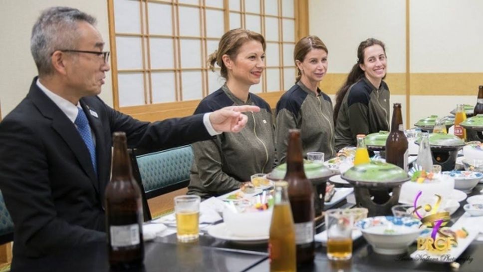 Шеф на японската гимнастика даде вечеря за българските гимнастички