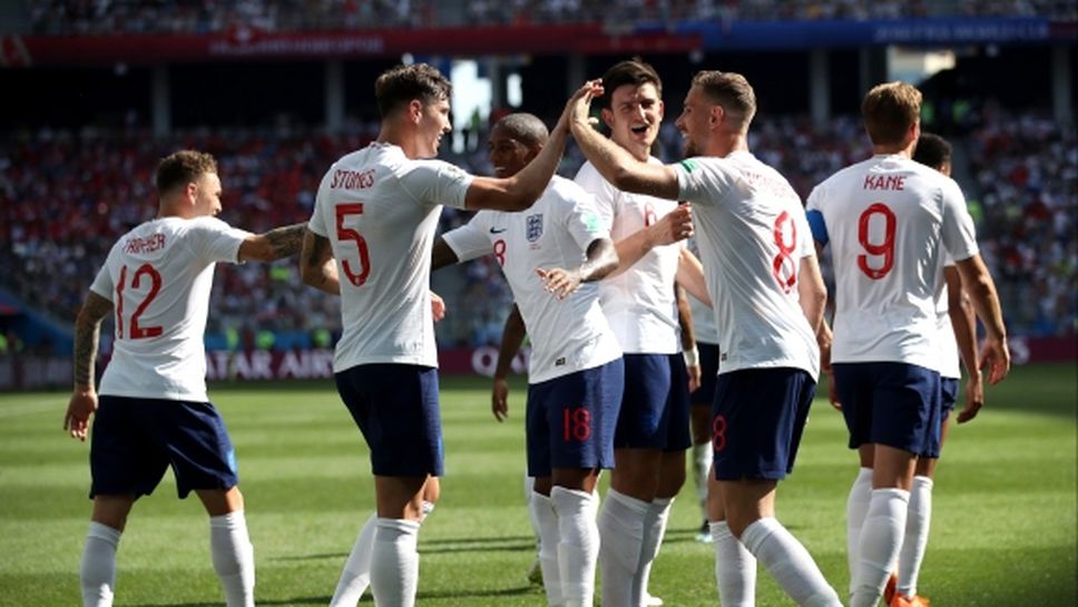 Англия мачка за историята: пет гола до почивката за пети път