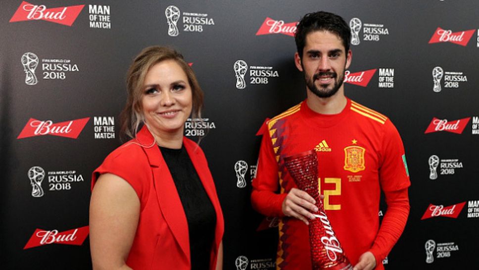 Иско беше избран за играч на мача Испания - Мароко