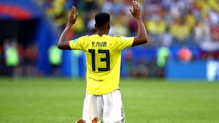 Йери Мина беше избран за играч на мача между Колумбия и Сенегал