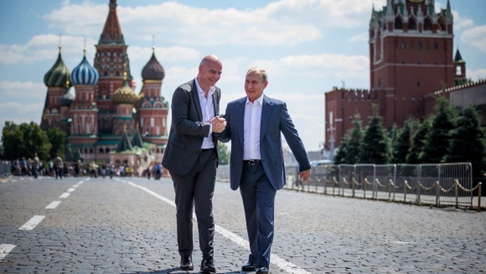 Владимир Путин няма да присъства на мача между Русия и Испания