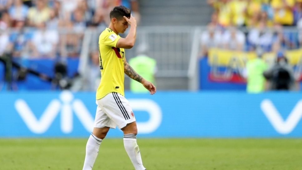Колумбия ще разчита на Хамес срещу Англия