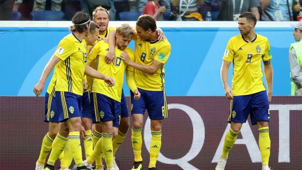 Швеция пребори Швейцария в най-прозаичния 1/8-финал и вече постигна най-големия си успех от 1994-та насам (видео)