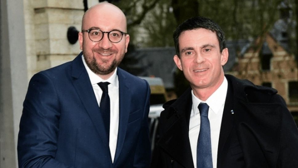 Министрите на Белгия и Франция подчертаха приятелството си преди големия полуфинал