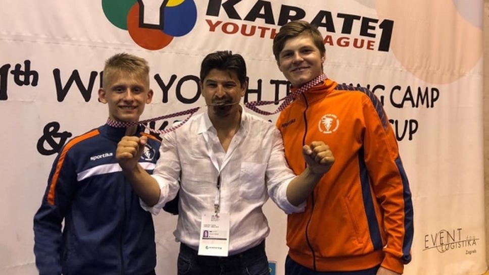 Три медала за България от Световната младежка лига по карате