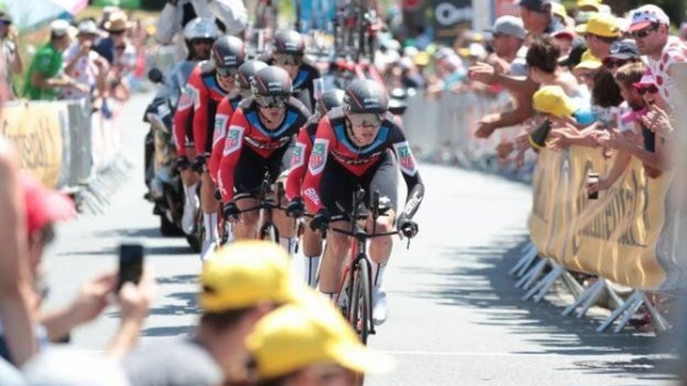 Отборът на БМС Рейсинг тийм спечели отборното багане по часовник на Тур дьо Франс