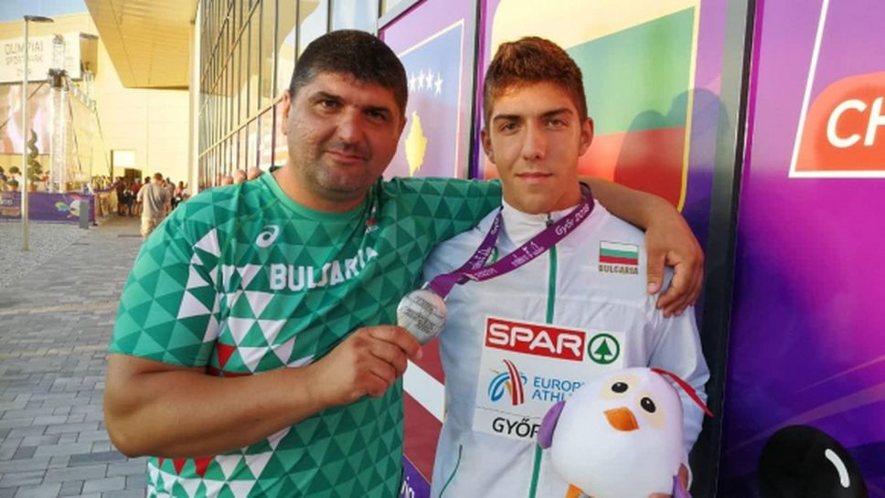 Европейският медалист Валентин Андреев: Хвърлям чук от 3-годишен