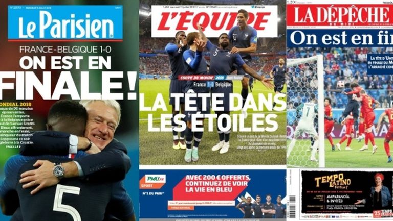Френските медии са във възторг след победата над Белгия
