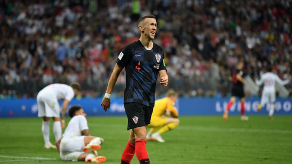 Хърватия тренира без Перишич преди финала