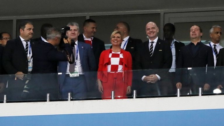 Президентът на Хърватия призова руските фенове за подкрепа (видео)