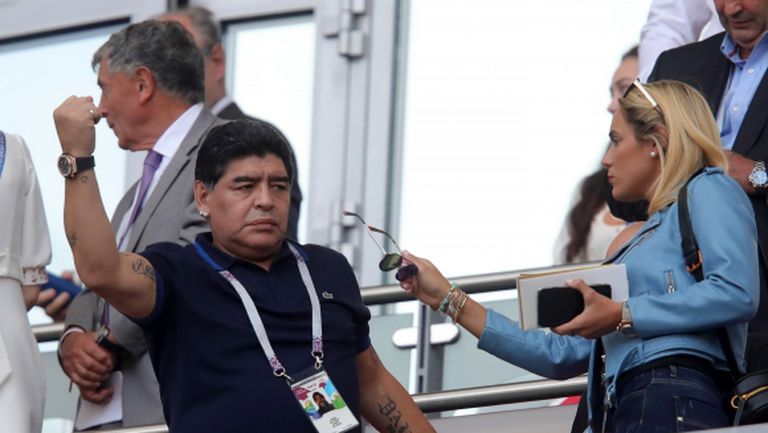 Роднина изнерви Марадона - той го "насоли" в ефир