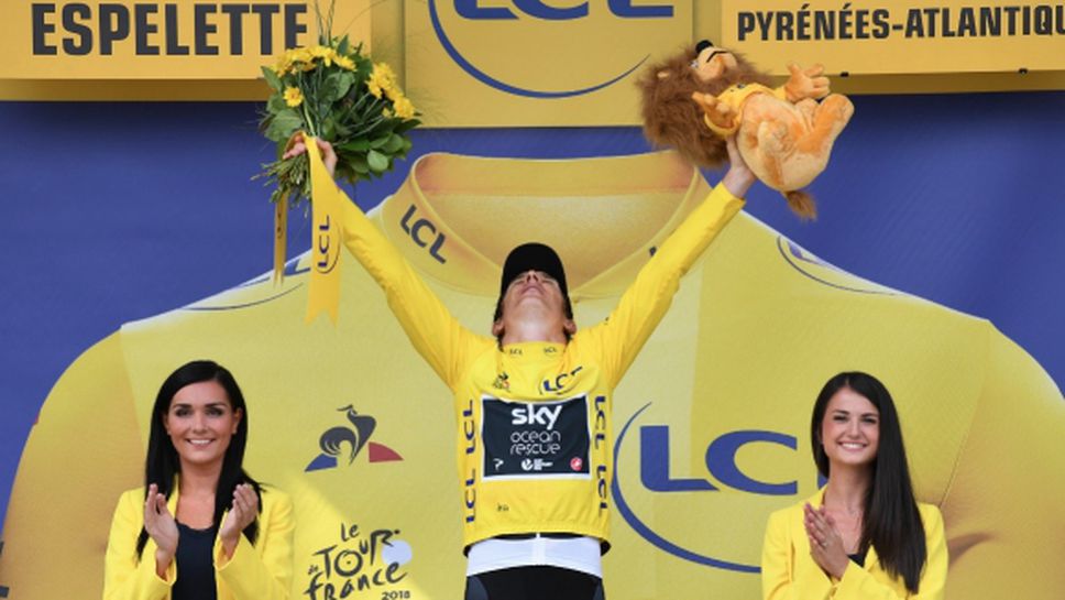 Първенецът на Тур-а стигна Париж с шампанско в ръка