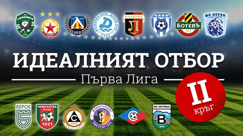 Идеалният отбор на Първа лига за изминалия кръг (II)