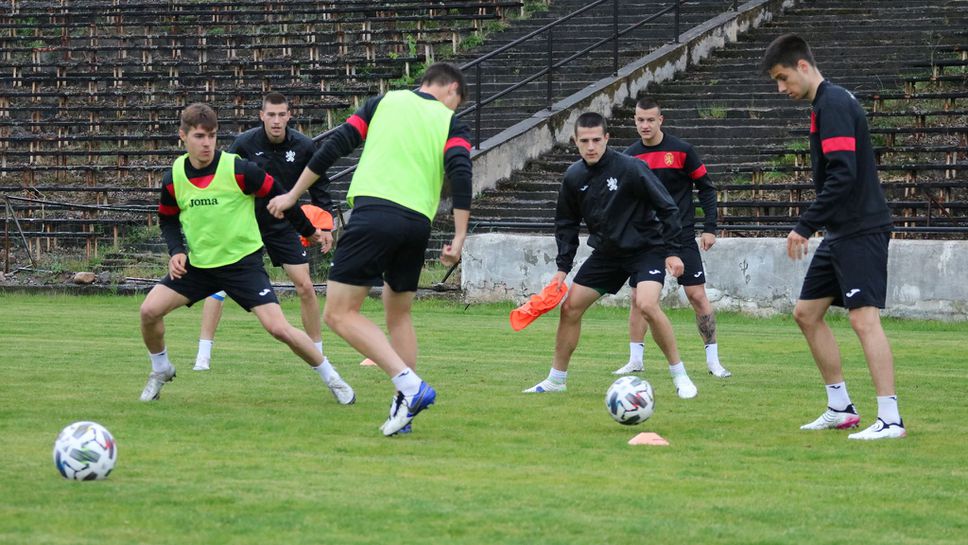 Младежите на България проведоха официална тренировка преди контролата с Албания