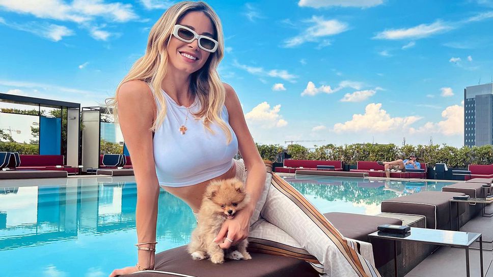 Дилета Леота пръска сексапил по бански