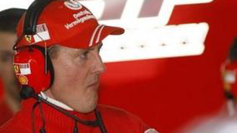 Шумахер замесен в пагубното решение за смяна на гумите на Райконен
