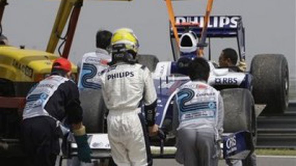 Розберг първи в последната тренировка в Китай