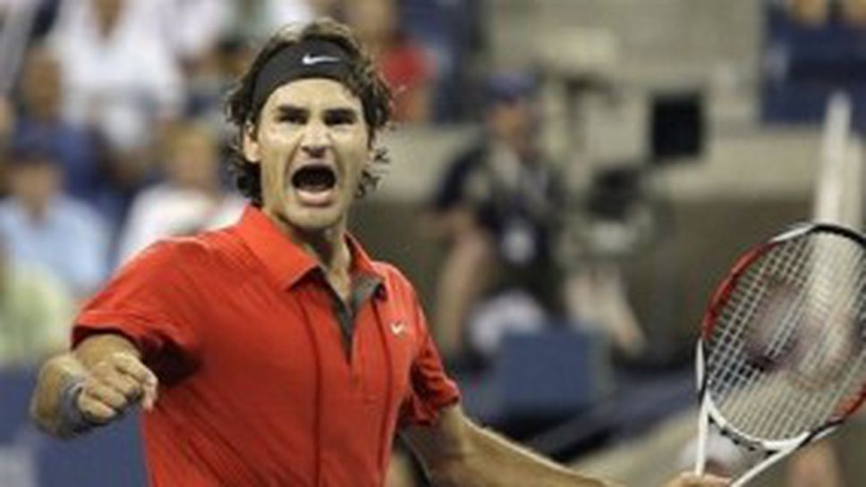 Федерер и Джокович спечелиха петсетови драми