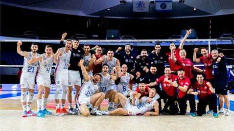 Сърбия измъкна победа над Куба след петгеймова драма във VNL