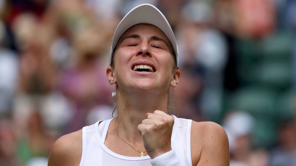 Бенчич за първи път е 1/4-финалистка на "Уимбълдън"