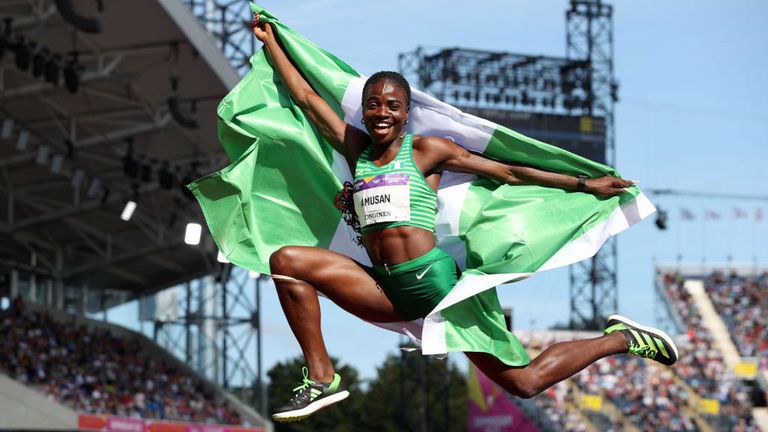 Най голямата звезда на Нигерия в атлетиката в момента Тоби