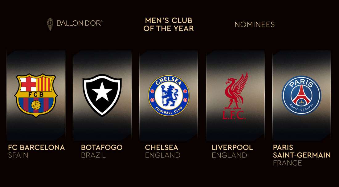 ПСЖ и Барселона изглеждат като фаворити за най-добър тим в класацията на "Златната топка", но има и други варианти