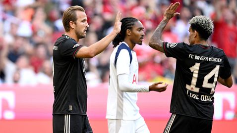 Байерн разпиля Тотнъм с красиви голове, Кейн наказа бившия си отбор и направи нещо рядко срещано за него