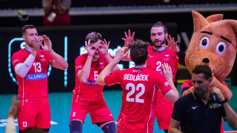 Чехия с чиста втора победа срещу Черна гора на Евроволей 2021🏐
