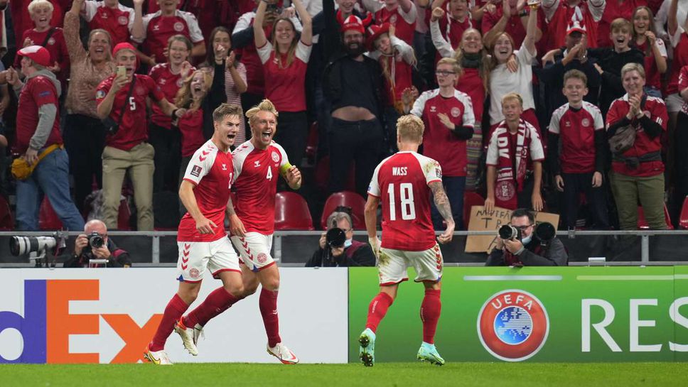 Дания продължава без грешка към Мондиал 2022