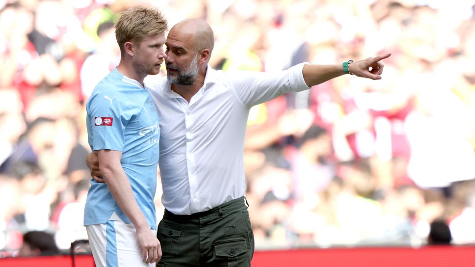 Мениджърът на Манчестър Сити Пеп Гуардиола коментира новината за Кевин