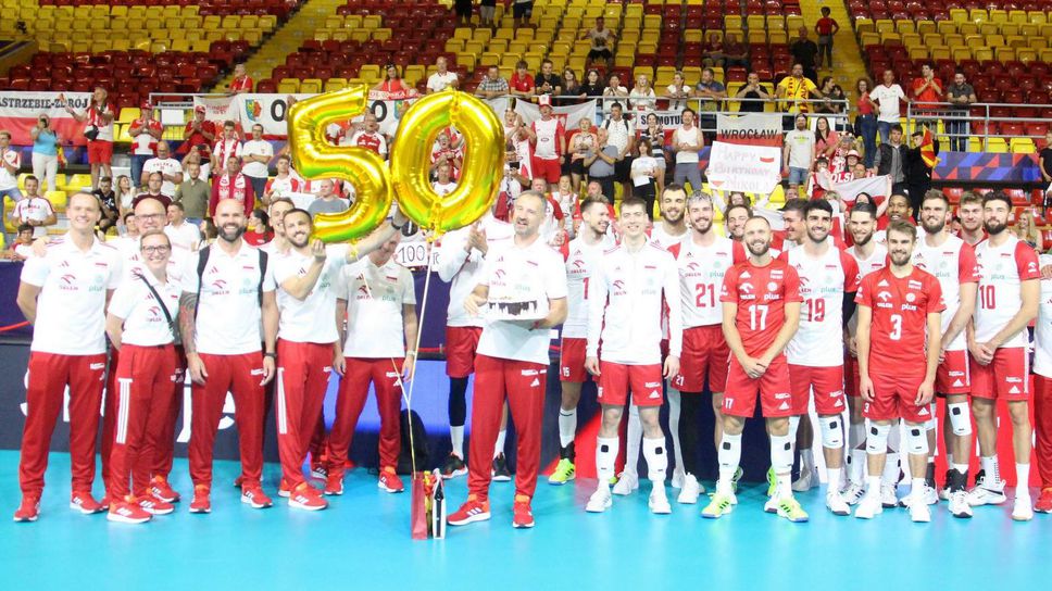 Полша с 5 от 5 на Евроволей 2023 след разгром над Черна гора за юбилея на Никола Гърбич