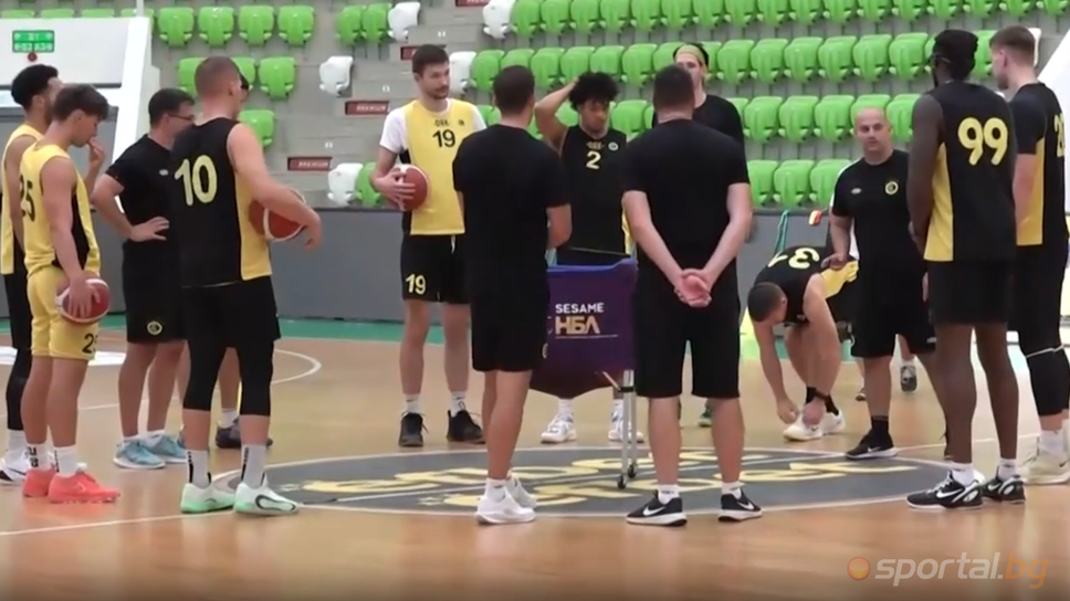 Съперникът на Балкан също изпробва кошовете в "Арена Ботевград"