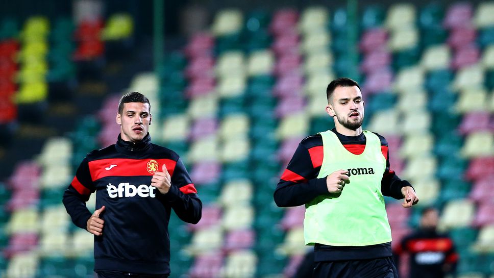 Тренировка на България в Литва