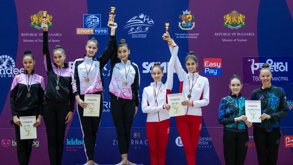 Йоанна Цонева спечели индивидуалния многобой на държавното по художествена гимнастика, Велбъжд е победител при отборите