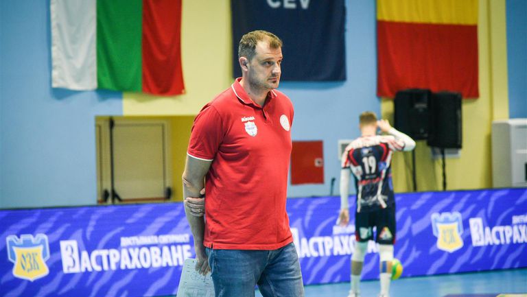 Треньорът на румънския волейболен първенец Аркада Галац Серджу Станчу коментира