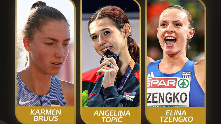 Европейската атлетика обяви финалистките за Изгряваща звезда при девойките за