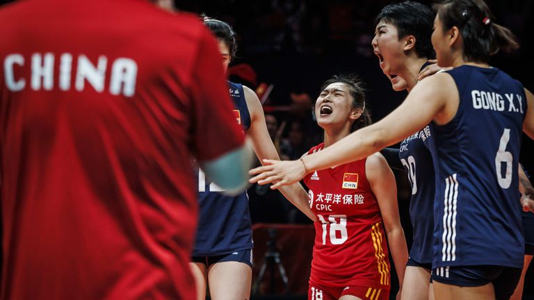 Женският национален отбор на Китай по волейбол постигна шести успех