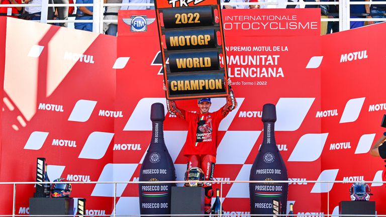 Вчера Франческо Баная спечели своята първа титла в MotoGP с