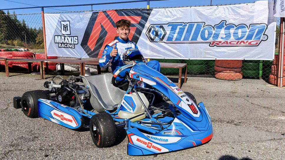 Любо Руйков тества картинг на T4 Series България