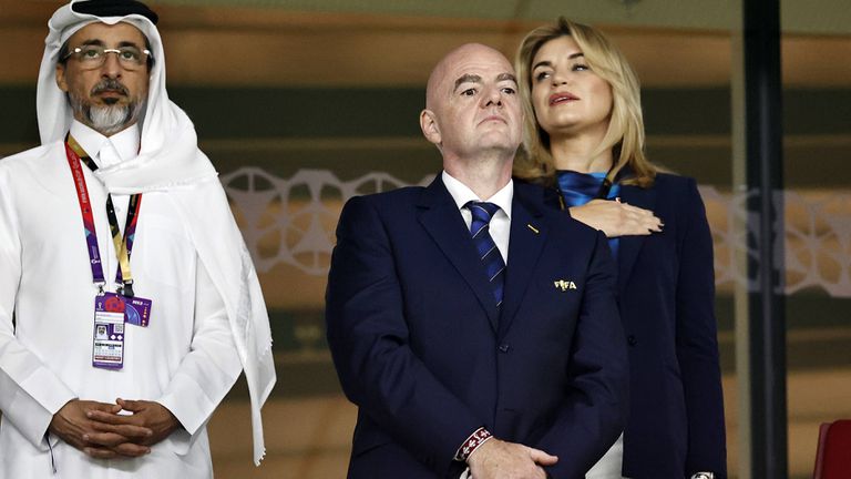 Президентът на ФИФА Джани Инфантино изрази голямо задоволство от световното
