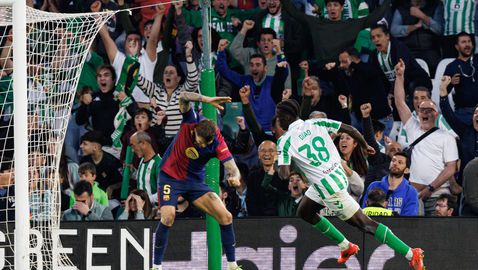 Нова магическа асистенция на Ямал не стигна на Барселона за три точки срещу Бетис