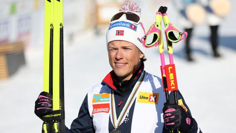 Йоханес Клаебо спечели първото състезание от веригата "Тур дьо ски"